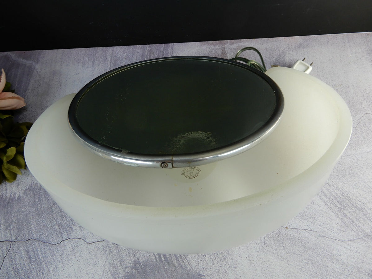 Vintage/Antique Milk glass Backlit Mirror