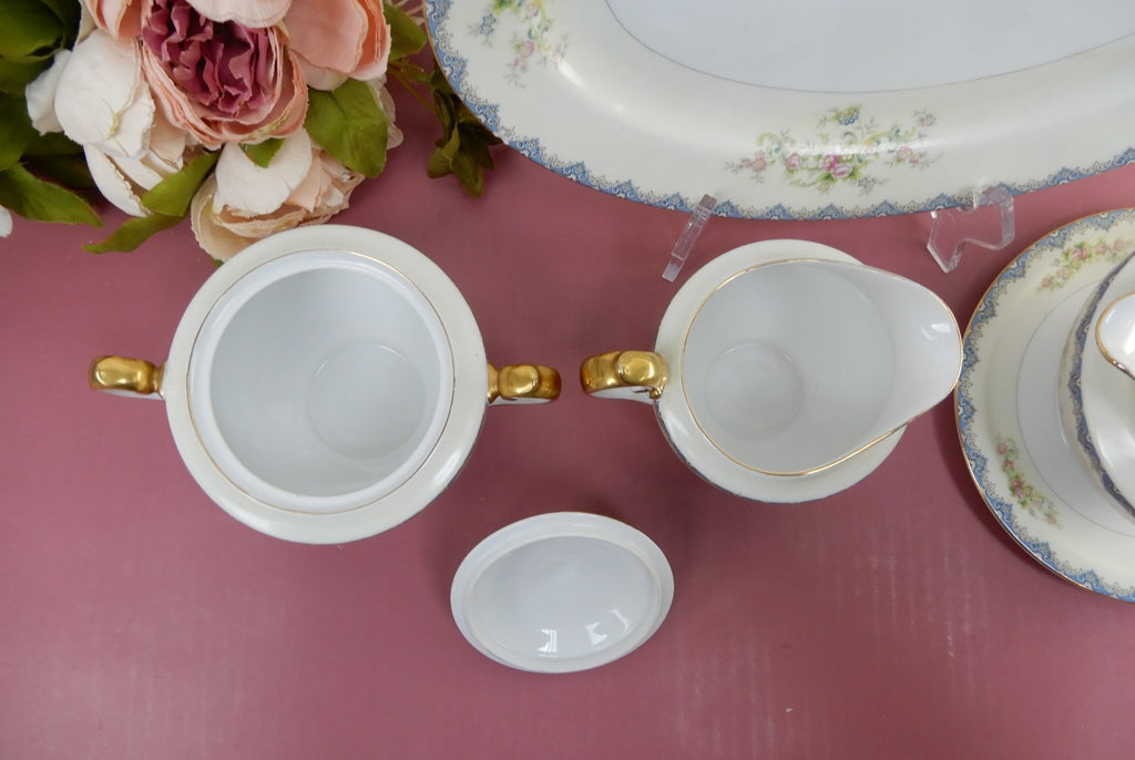 Set of Six Serving Pieces Meito China N.S.P.(Nagoya Seito Porcelain) Japan