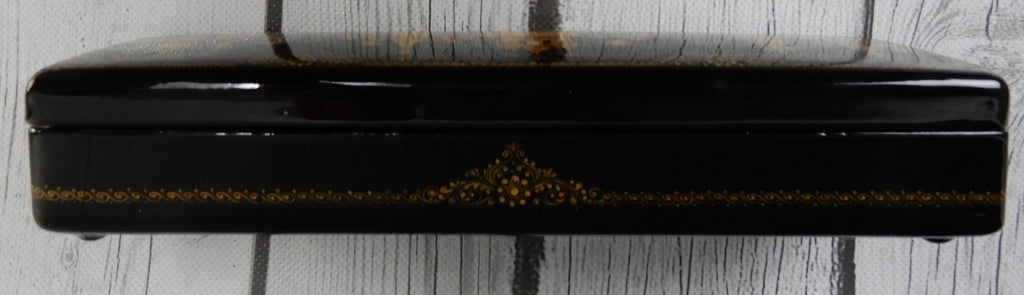 Russian Lacquer Box Kholui Jewelry Trinket Hand Painted Box