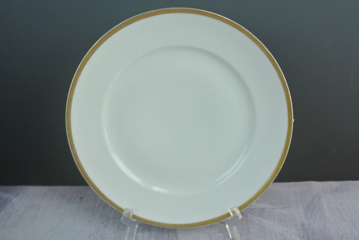 Vintage O&EG Royal Austria Meridian Gold Trim Luncheon Plates Set Of 5