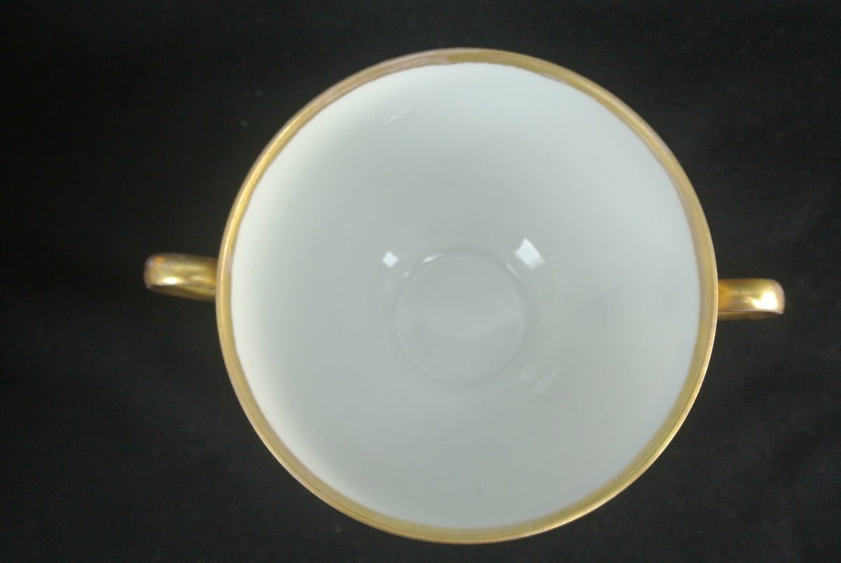 Mismatched Set Of 3 Thomas Bavaria Two Handle Cup And Haviland Limoges Saucers