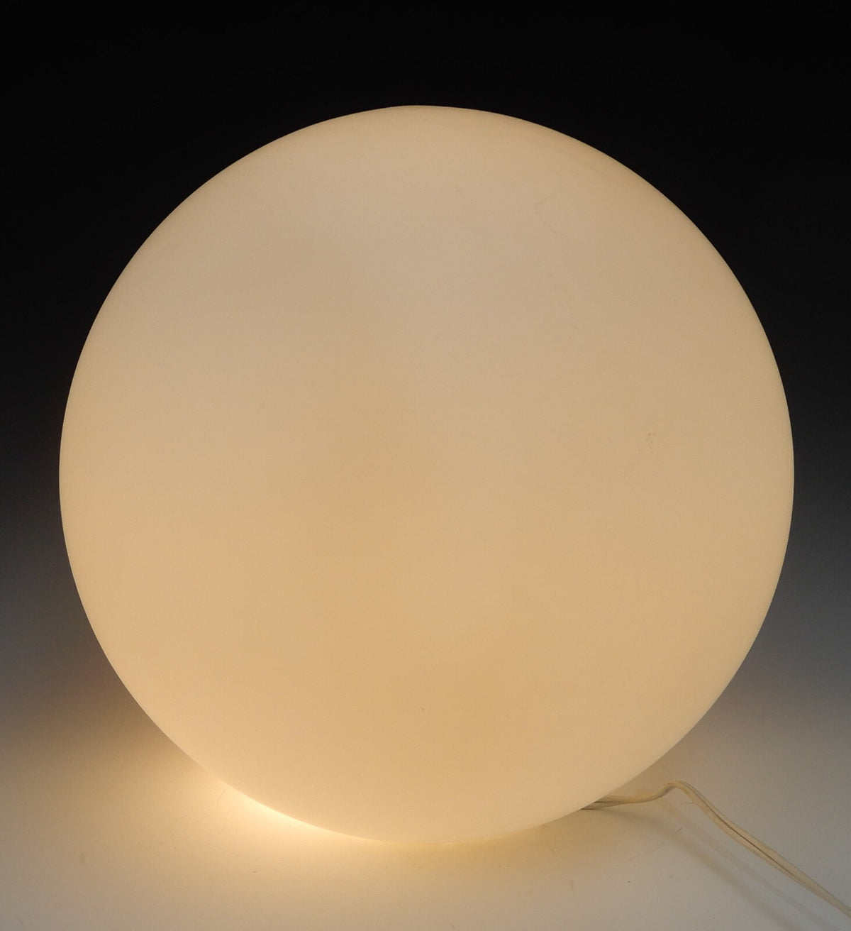 Vintage Neckless Milk Glass Globe Lamp Replacement  Shade 16" Diameter