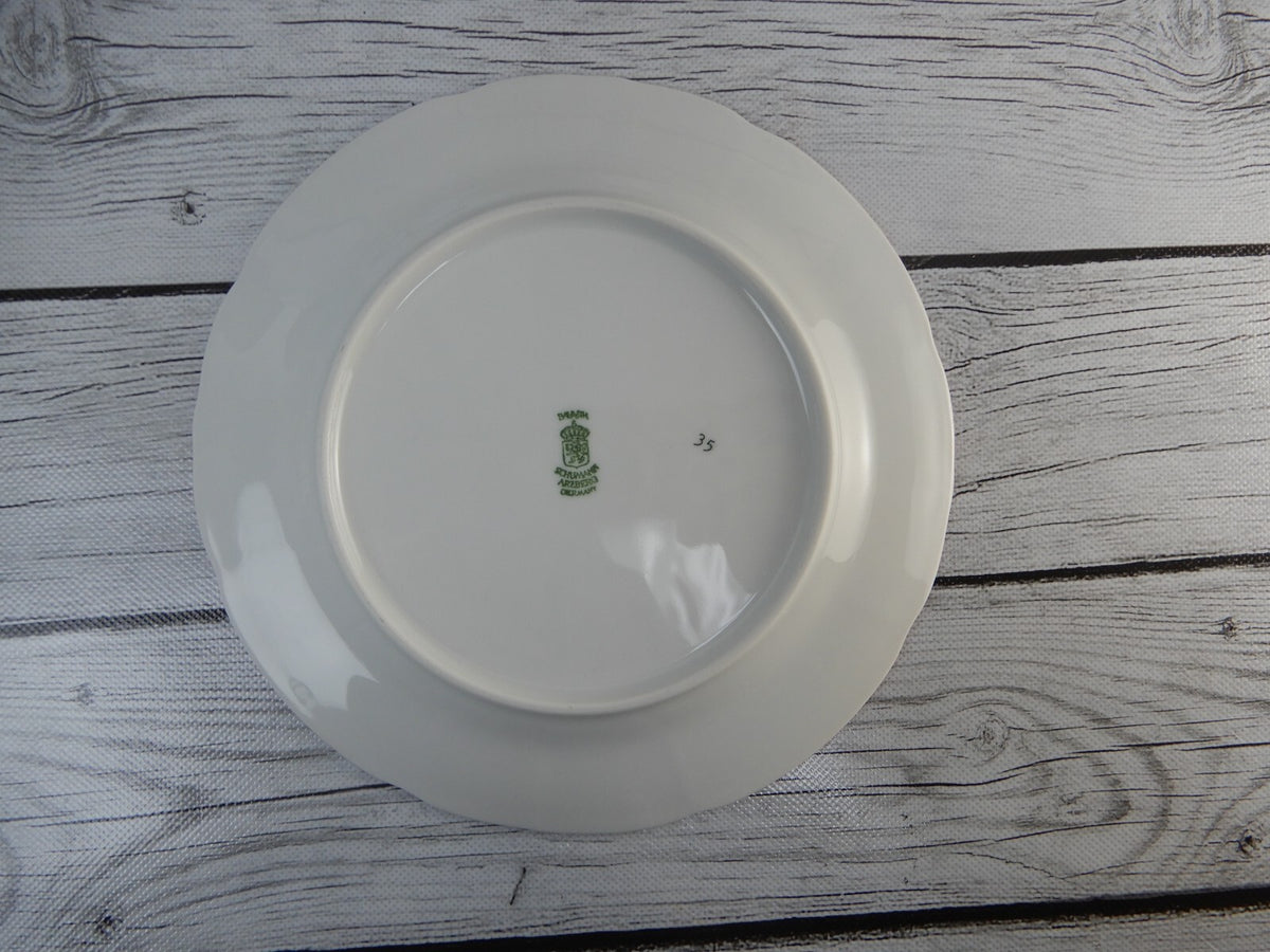 Set of 6 Schumann Arzberg Germany Bavaria Pink Floral Pink Rim Salad Plates