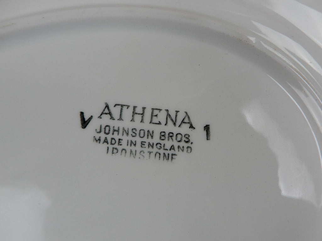 Set of 11-3/4" Platter and Vegetable Bowl Athena by JOHNSON BROTHERS