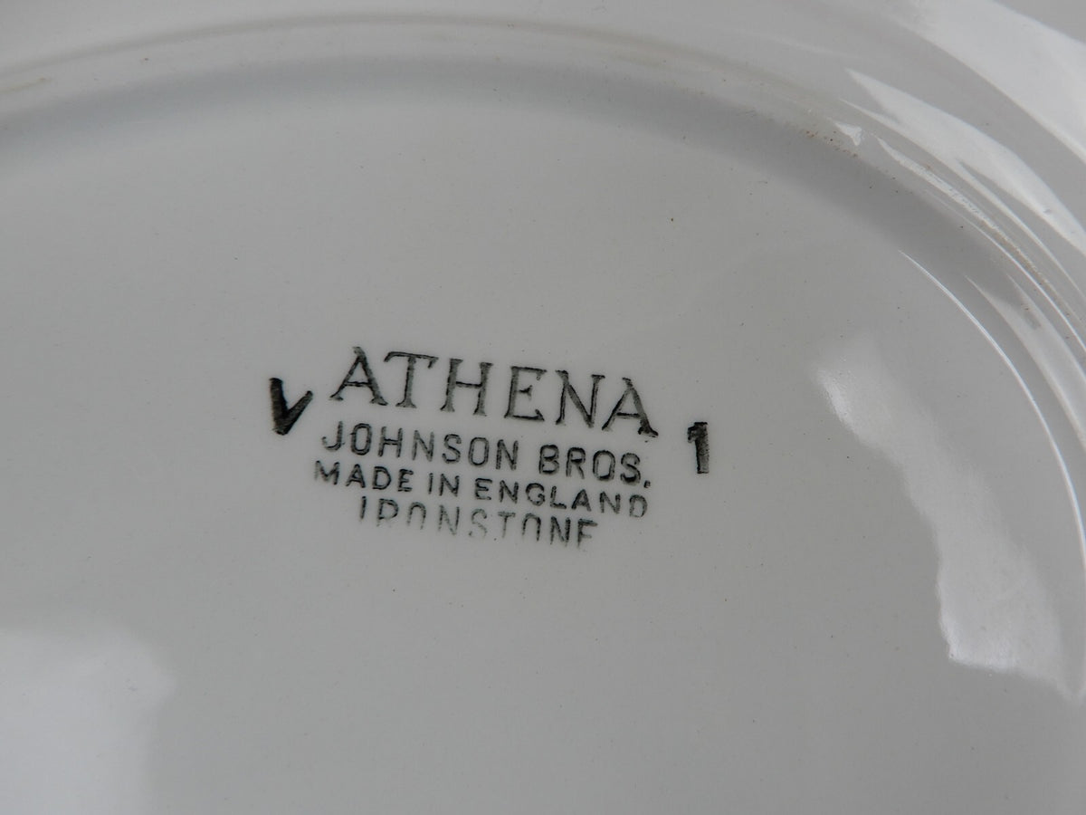 Set of 11-3/4" Platter and Vegetable Bowl Athena by JOHNSON BROTHERS