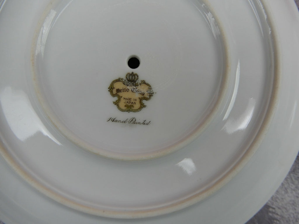 Vintage Meito China Gravy/Sauce Bowl Attached Underplate and Vegetable Bowl