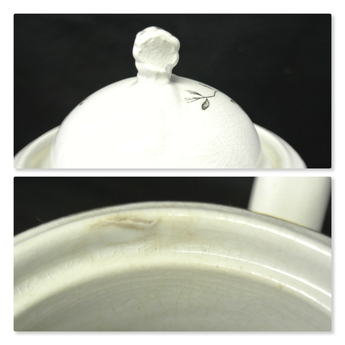 Antique Etruria Pottery (Ott & Brewer) of Trenton, N.J Coffee/Tea Pot