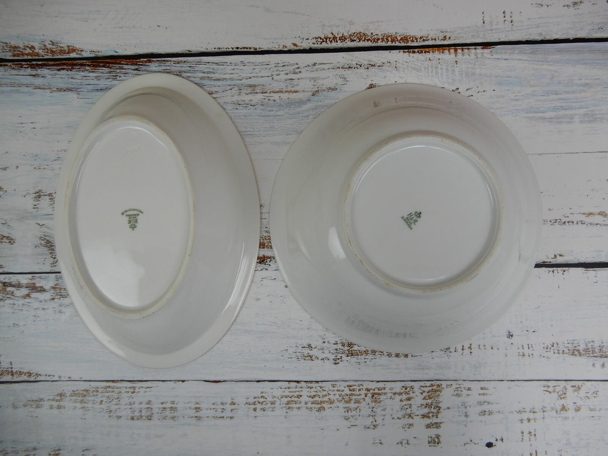 Set of 2 Serving Bowls Queen Pattern Heinrich & Co.Selb Bavaria