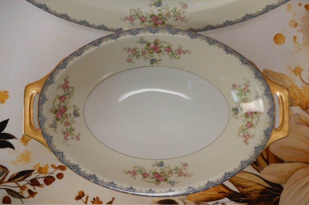 Set of Three Serving Pieces Meito China N.S.P.(Nagoya Seito Porcelain) Japan