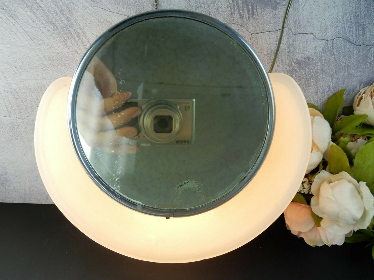 Vintage/Antique Milk glass Backlit Mirror