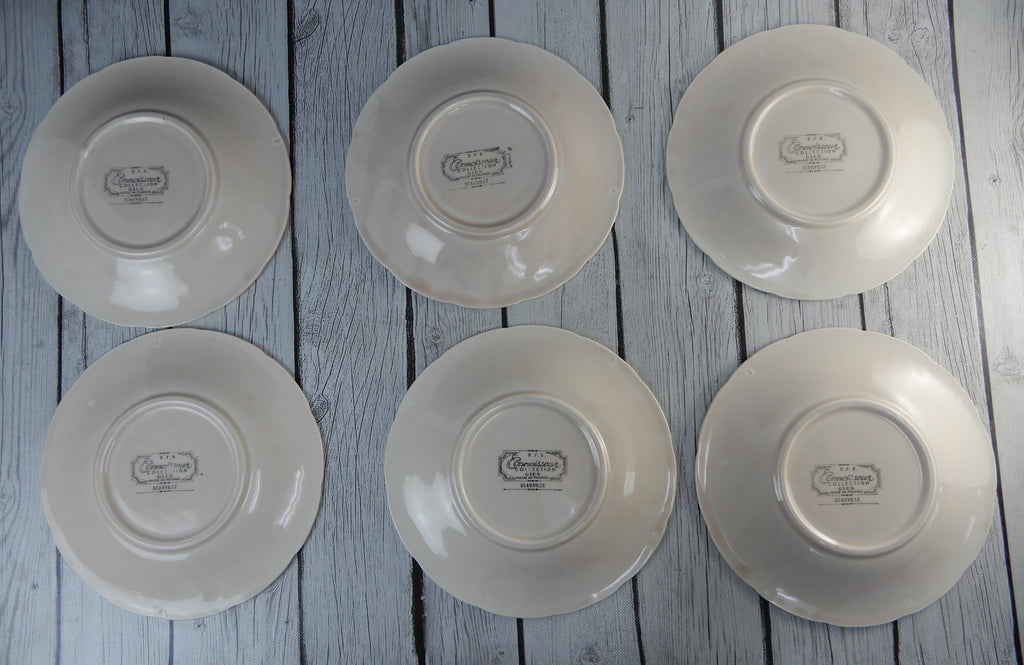 Vintage Connoisseur Collection Gien Deauville 21 Piece Coffee Set Made in France