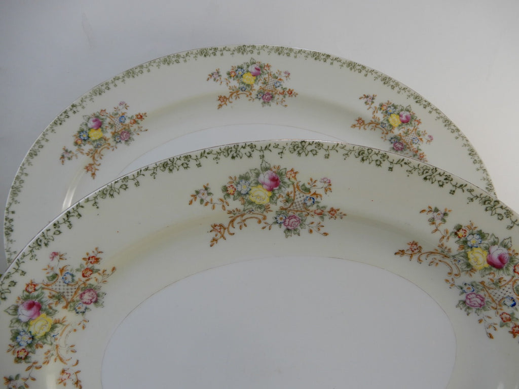 Vintage Regal China  Japan Set of 16-1/4" Platter and 12" Platter