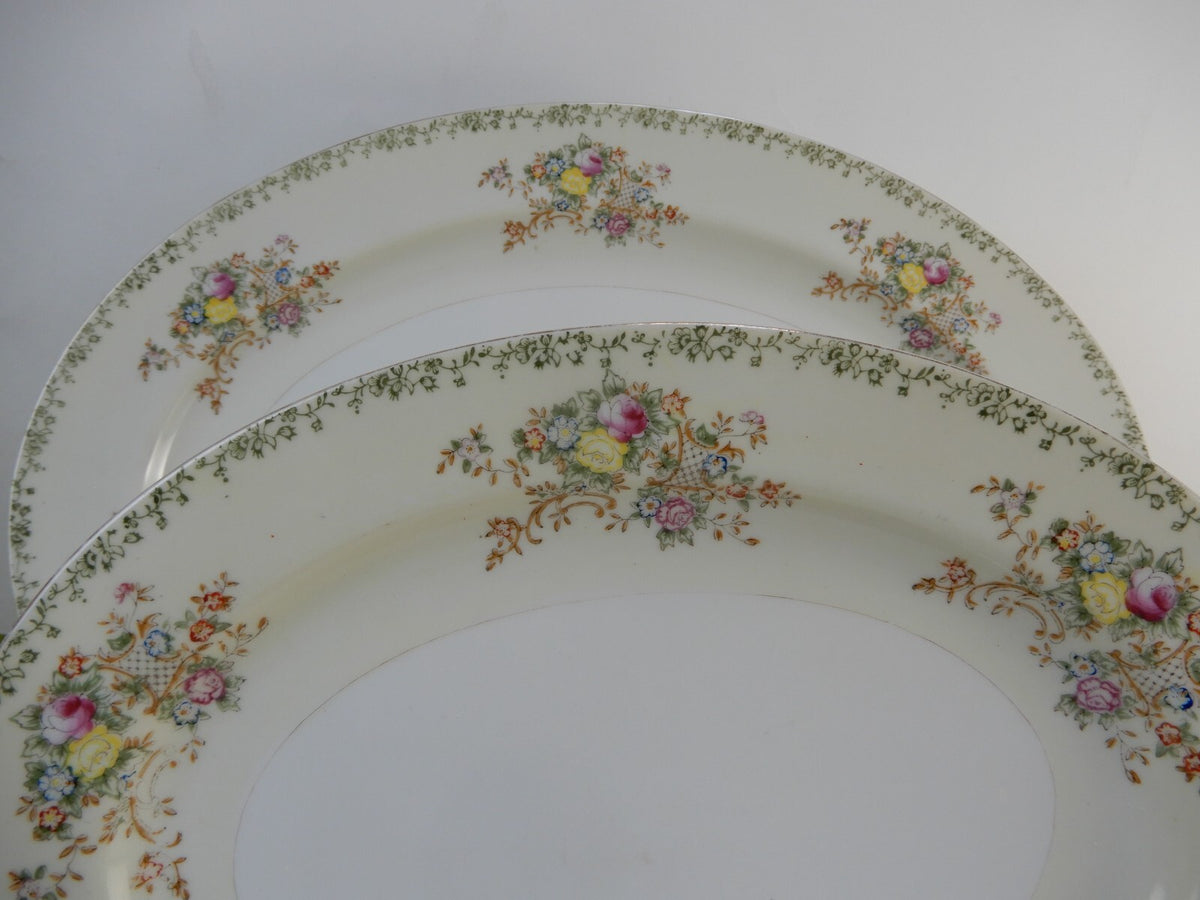 Vintage Regal China  Japan Set of 16-1/4" Platter and 12" Platter