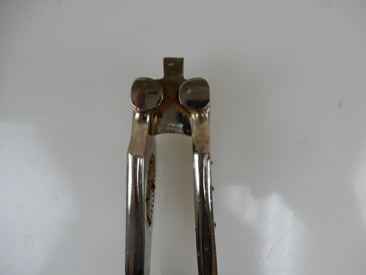 Stoeker Germany Nut Cracker Eagle Handles 1920 Chromed Steel  Old kitchen Tool