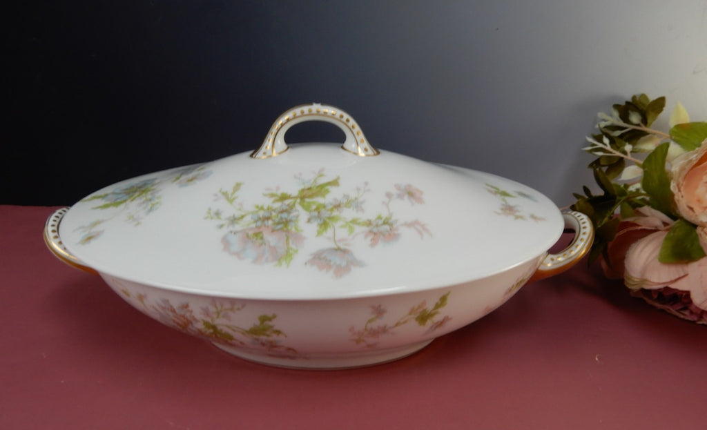 Theodore Haviland Limoges Schleiger 79~ Lidded Oval Serving Bowl