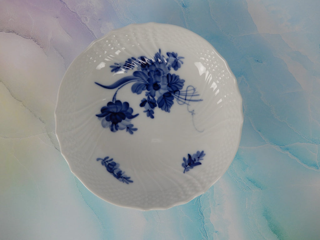 Royal Copenhagen "Blue Flower" Compote 10 1532 Short Porcelain Pedestal Bowl