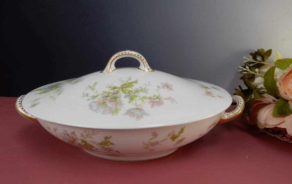 Theodore Haviland Limoges Schleiger 79~ Lidded Oval Serving Bowl