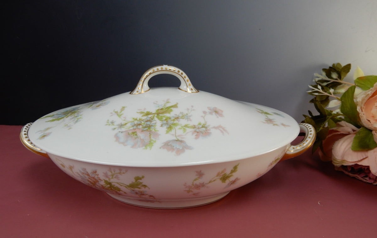 Theodore Haviland Limoges Schleiger 79~ Lidded Oval Serving Bowl
