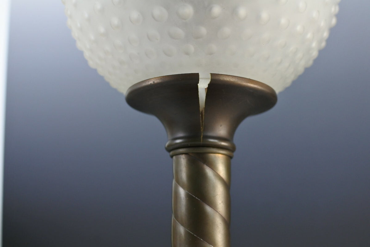 Vintage 3 Way Light  Brass Table lamp S.S. N.Y 125 *No Shade*