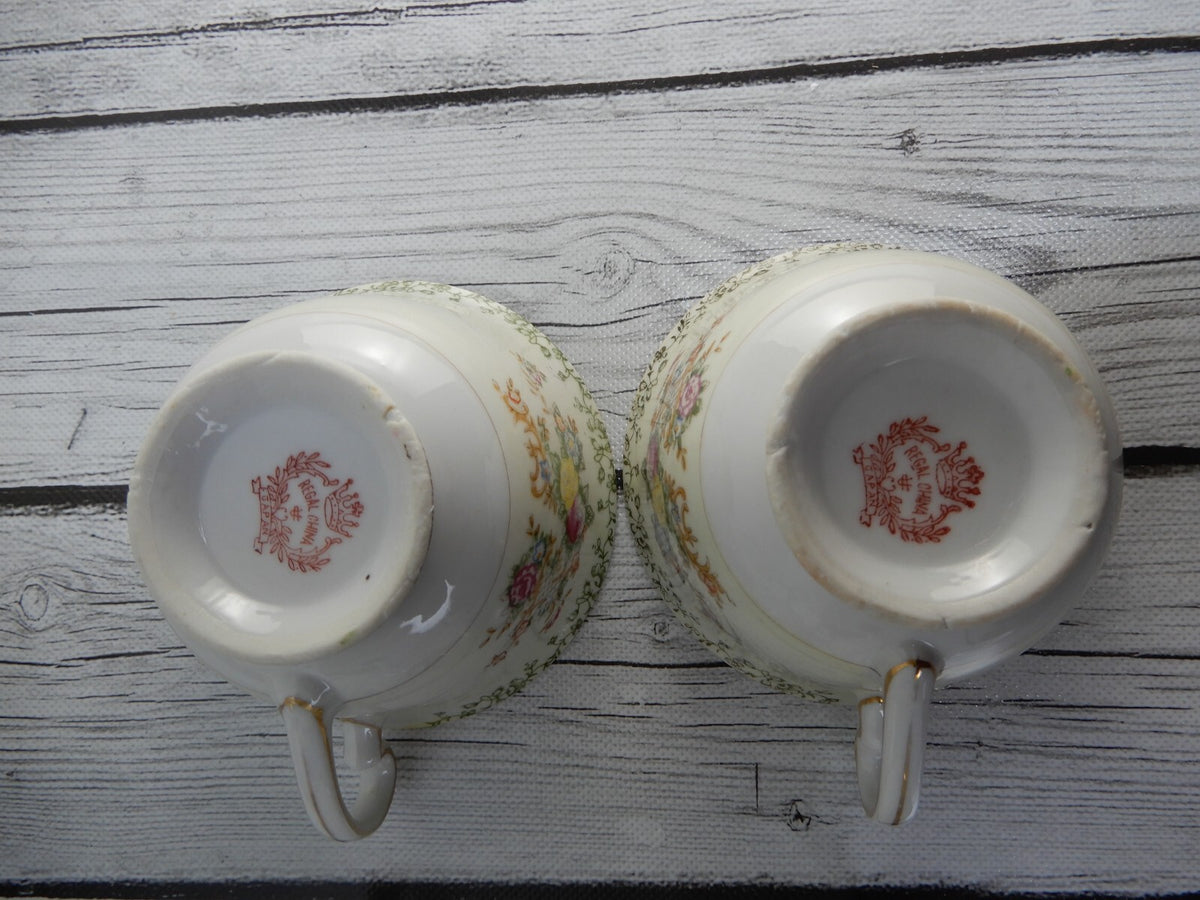 ~28 Pieces 7-Piece 4 Place Setting Regal China Japan with Imperfections