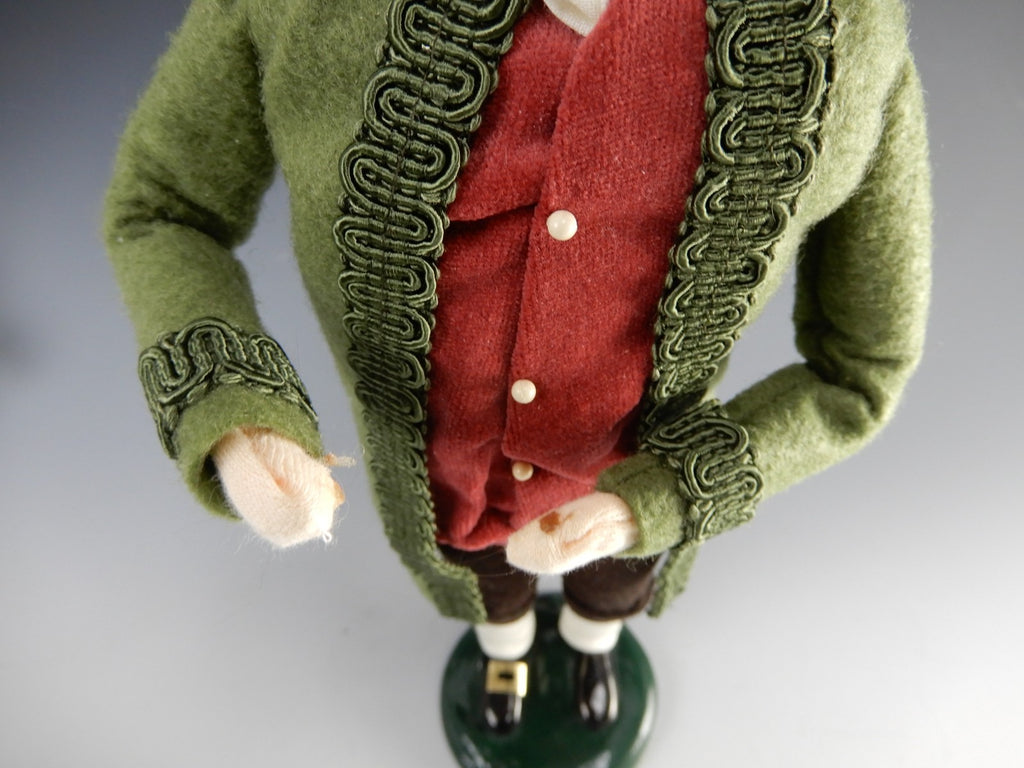 Byers Choice Caroler 1999 Carolers Colonian Man Signed  13-1/2"