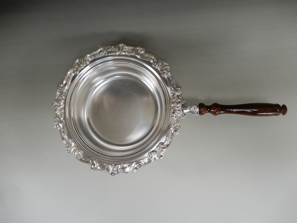 Vintage Silverplate Ornate Chafing Dish
