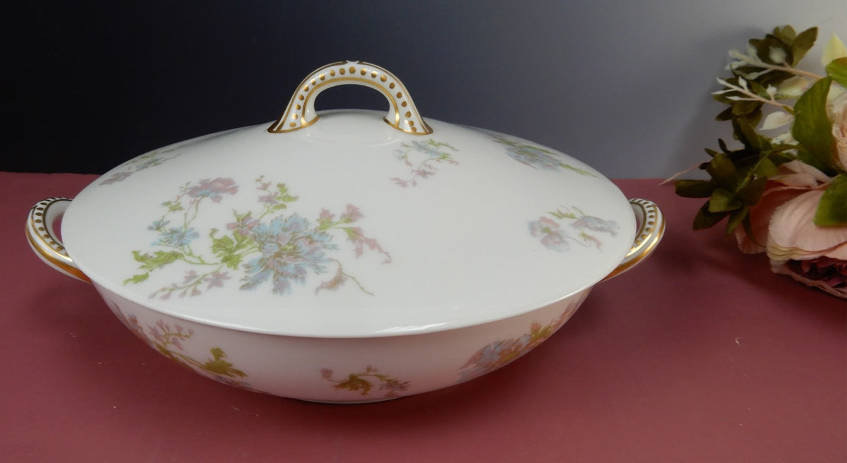 Theodore Haviland Limoges Schleiger 79~ Lidded Round Serving Bowl