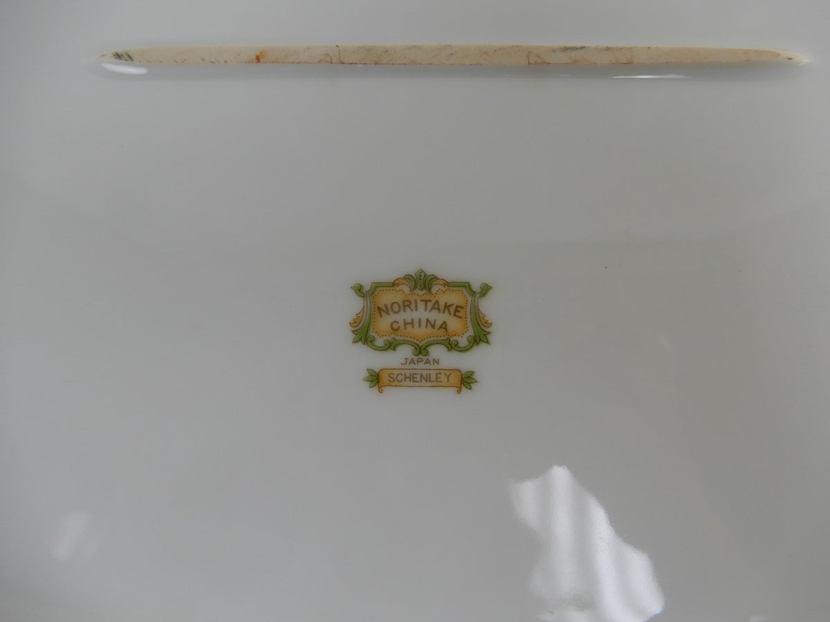 Vintage Noritake China "Schenley " Pattern Japan ~Two Platters, One Oval Bowl