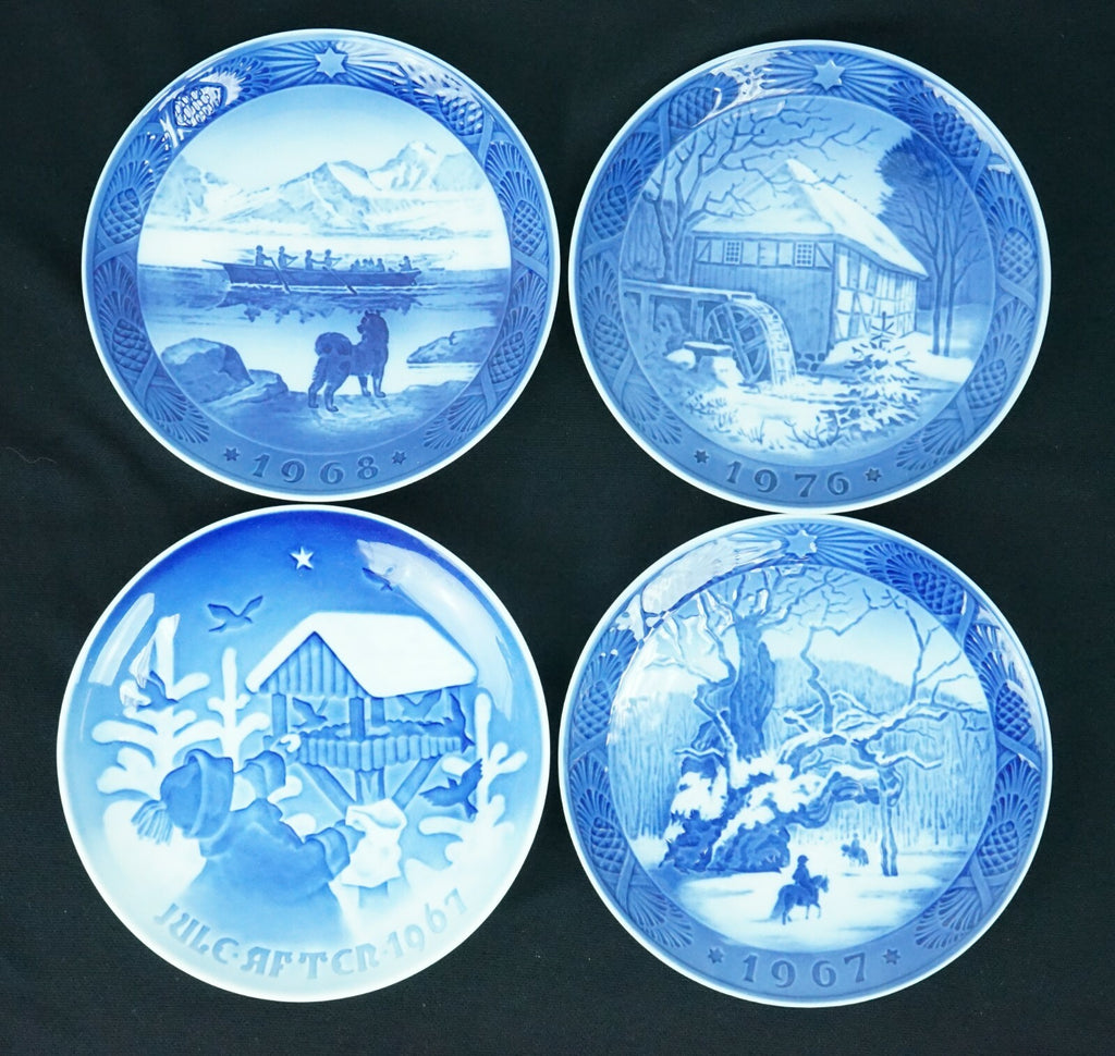 Royal Copenhagen Denmark Annual Christmas Plate 1967, 67, 68, 76 Kai Lange