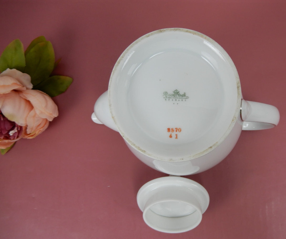 Vintage Rosenthal China Leonardo Coffee Pot Made In Germany