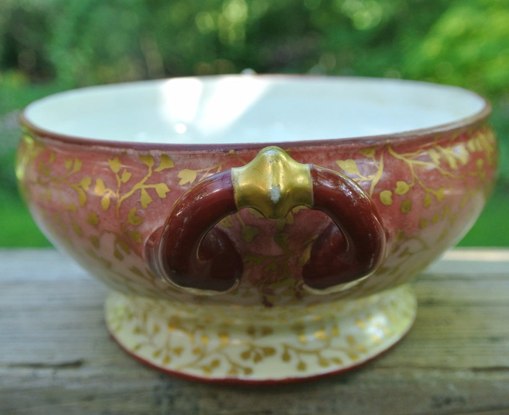 Vintage H&Co. Haviland Co Chintz Vegetable Bowl with Lid