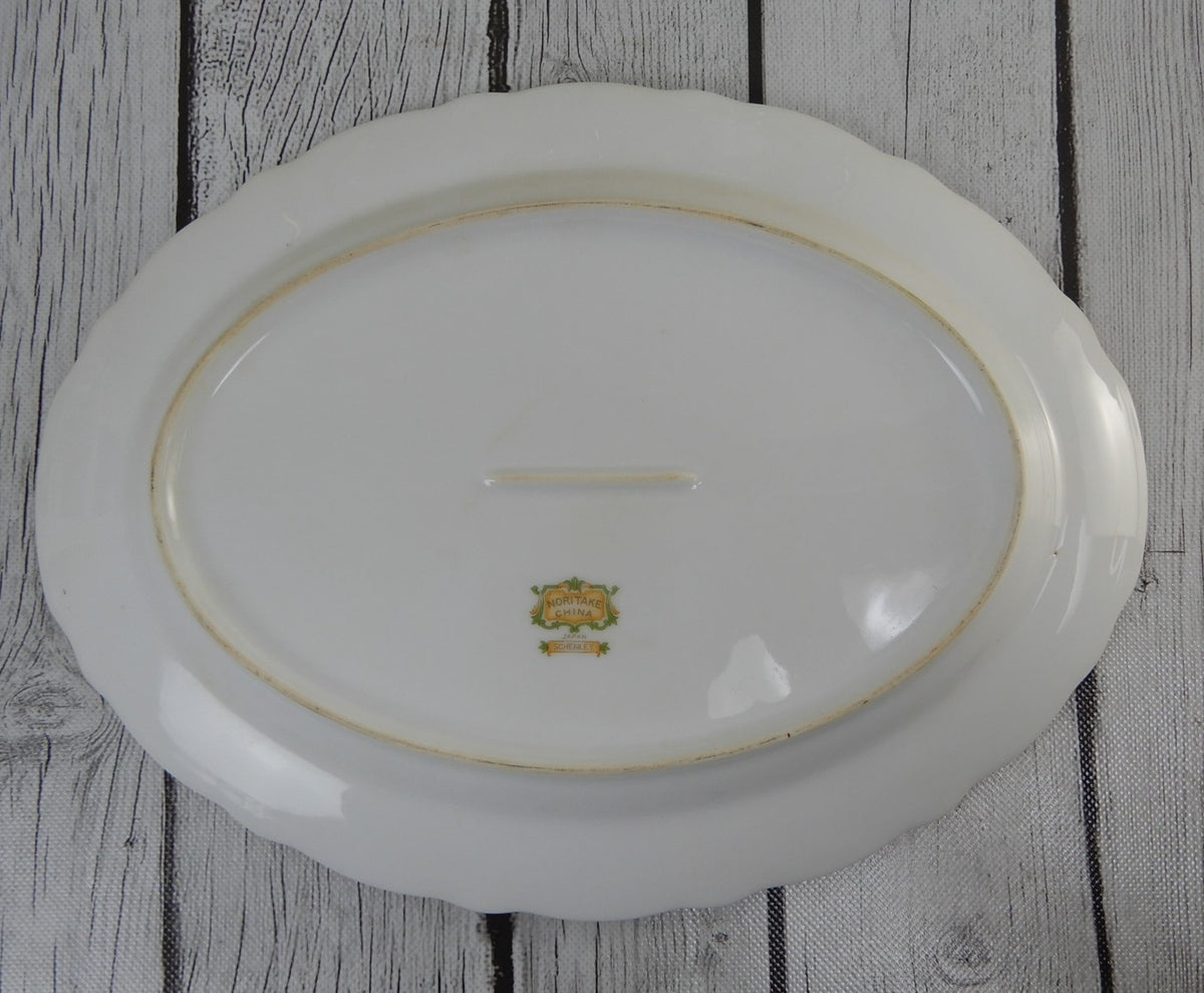 Vintage Noritake China "Schenley " Pattern Japan ~Two Platters, One Oval Bowl
