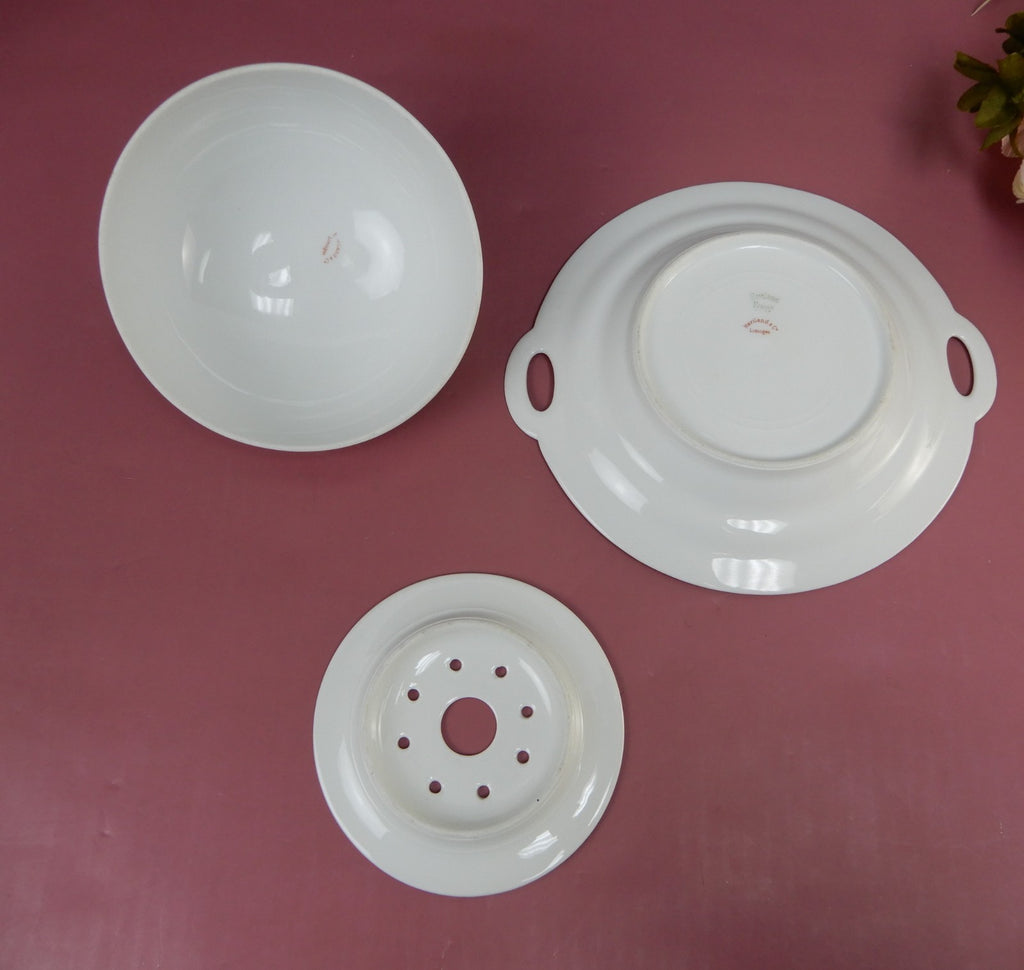 Vintage Haviland Limoges Schleiger 79  Covered Butter or Cheese Dish W/Strainer