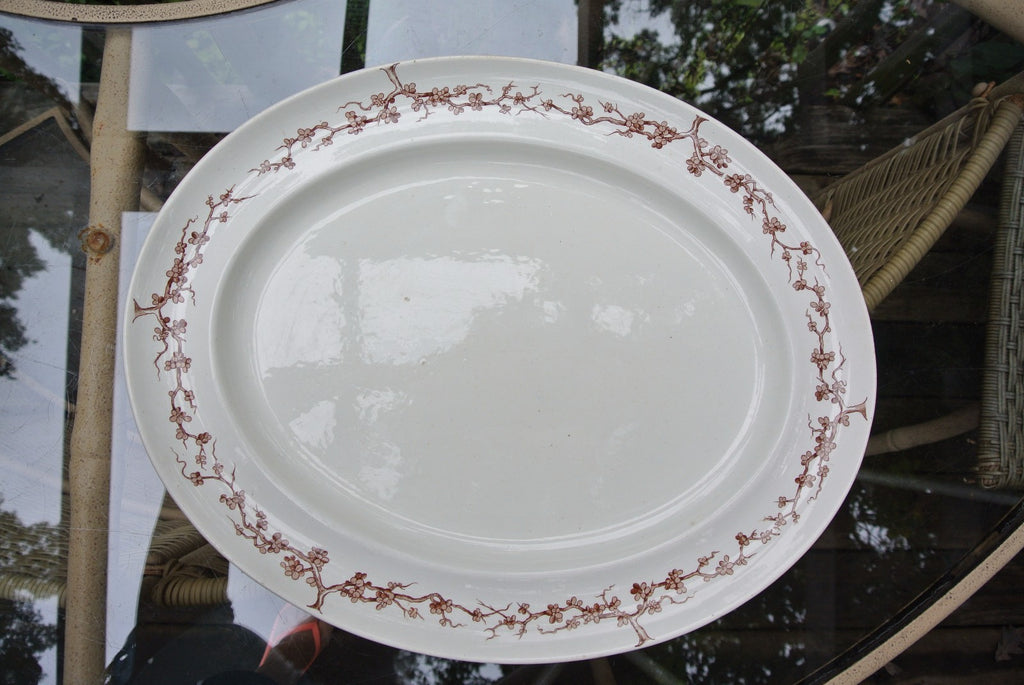 Antique Naples Ware Brown Westhead Moore & Co Tureen
