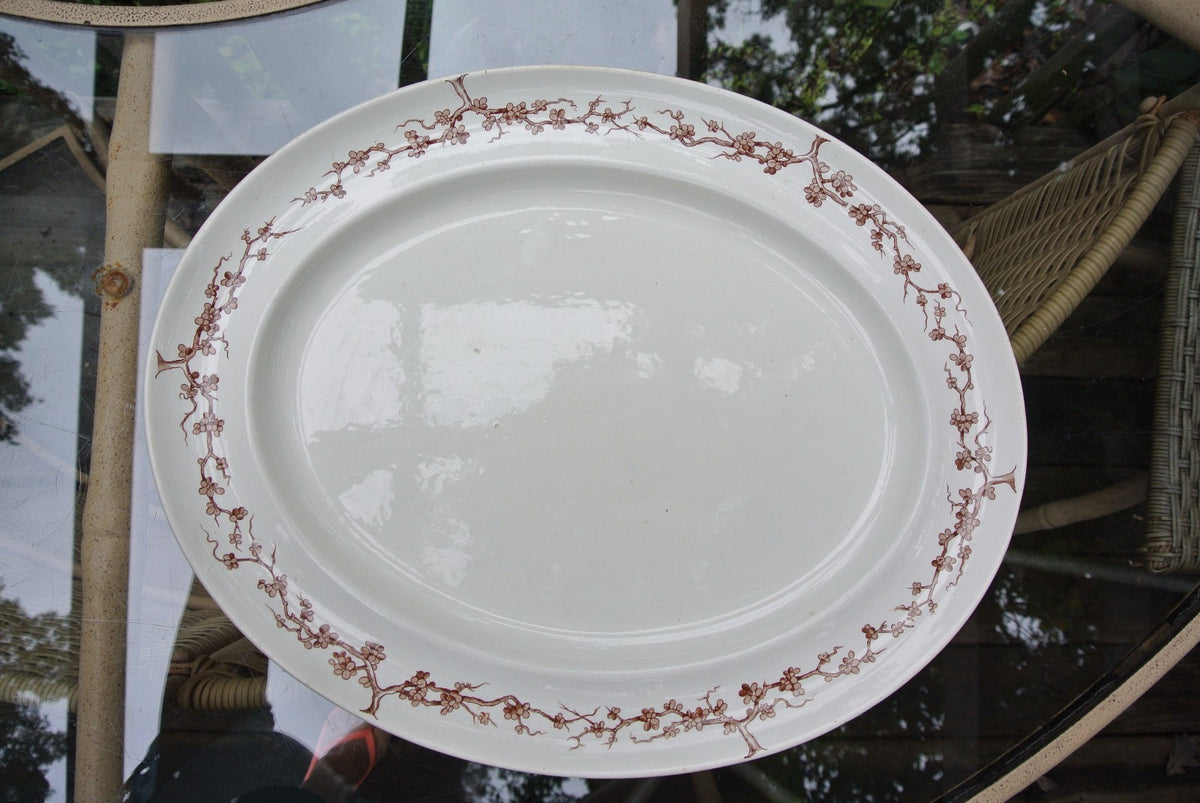 Antique Naples Ware Brown Westhead Moore & Co Tureen