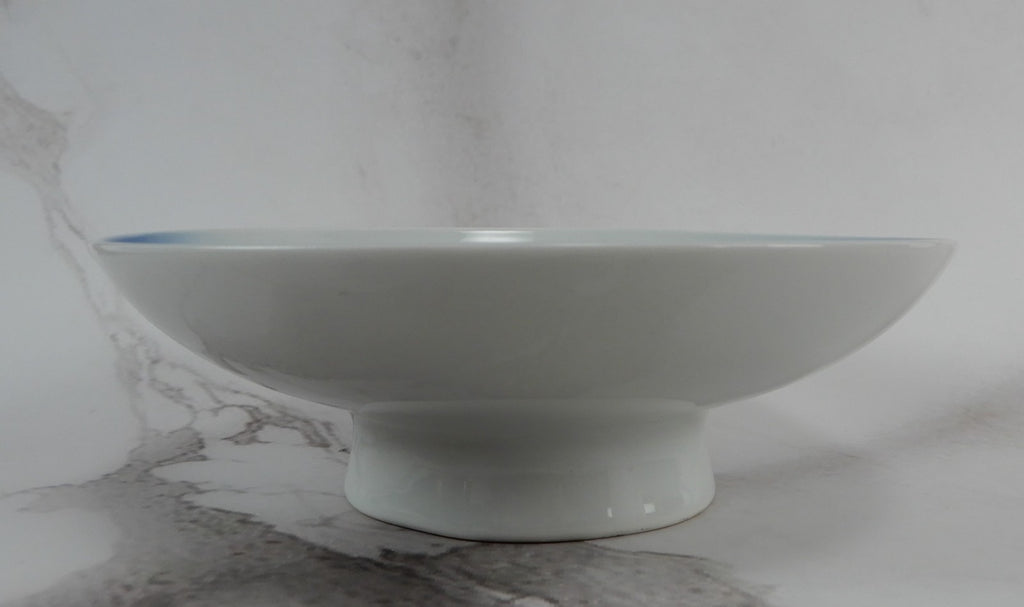 1950s Bing And Grondahl Denmark Edelweiss Blue Floral Compote/bonbonnière Dish
