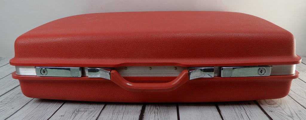 Vtge Samsonite Monte Bello II Suitcase Luggage Pink Hard Shell Travel 24" No Key