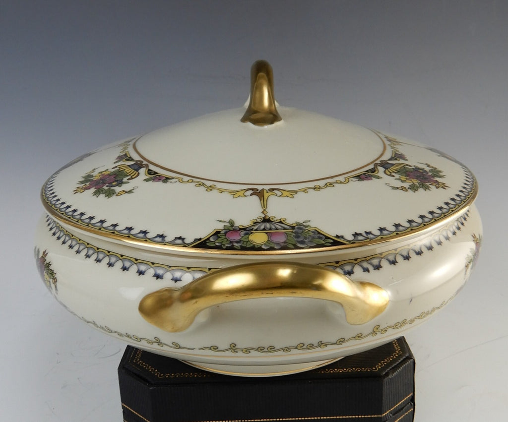 Vintage 1920 Noritake China Ivory "Colonade" Oval Vegetable Serving Bowl