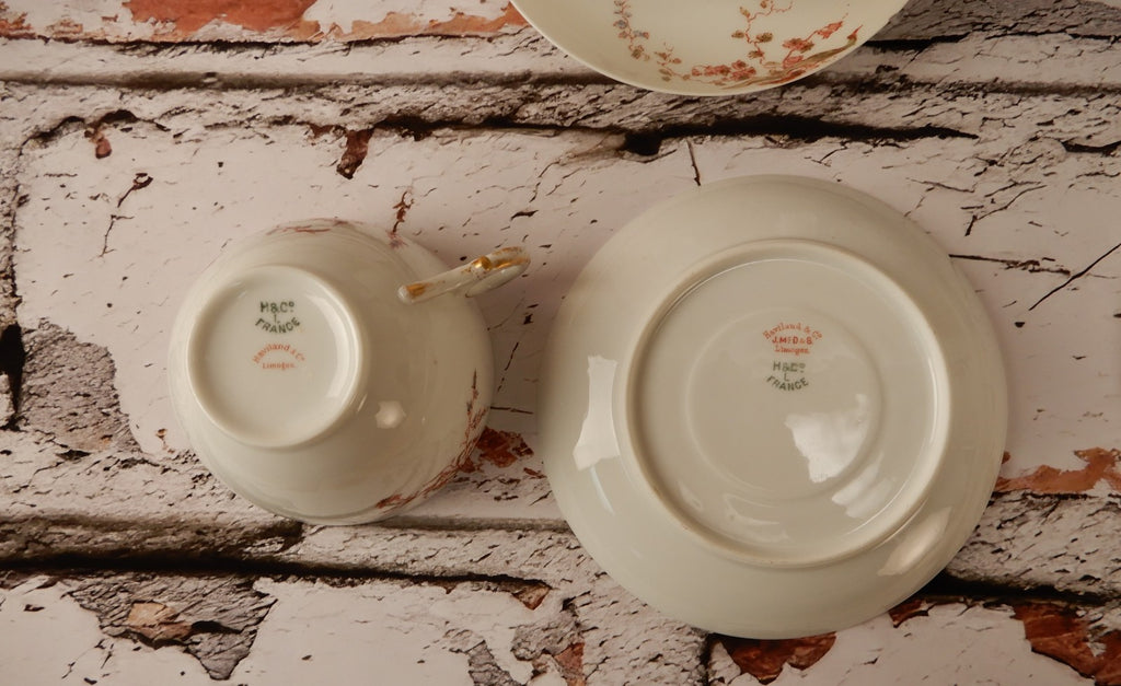 Antique Haviland Limoges J. McD. & S. Co~ 24 Piece Set ~ Service for 6