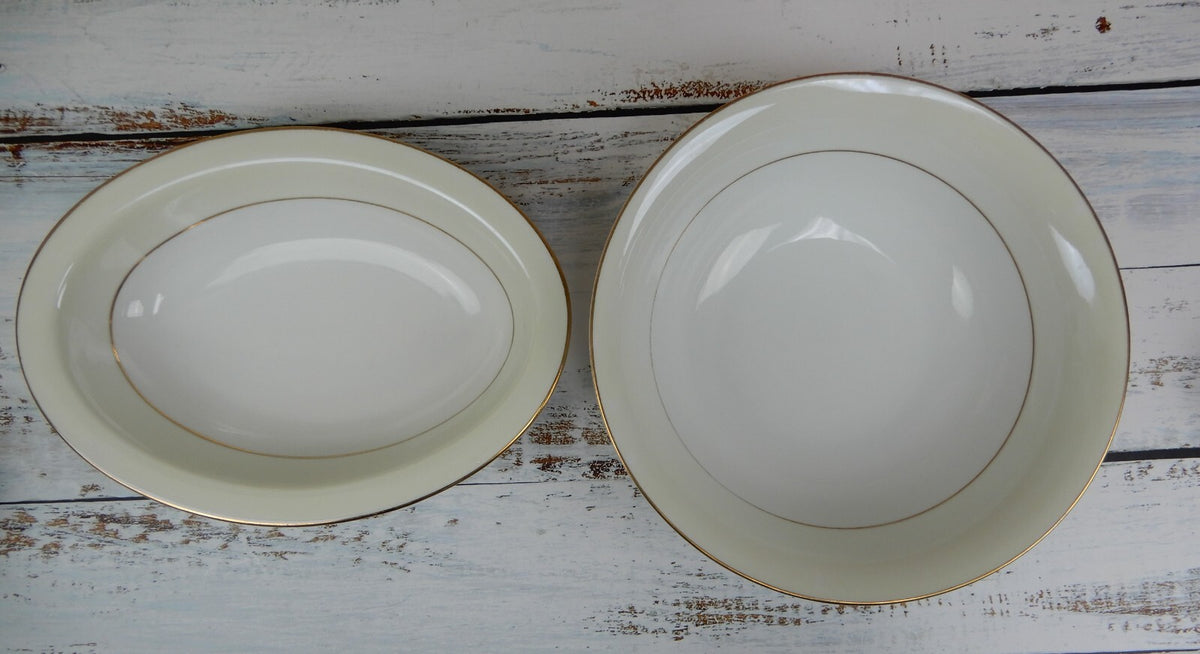 Set of 2 Serving Bowls Queen Pattern Heinrich & Co.Selb Bavaria