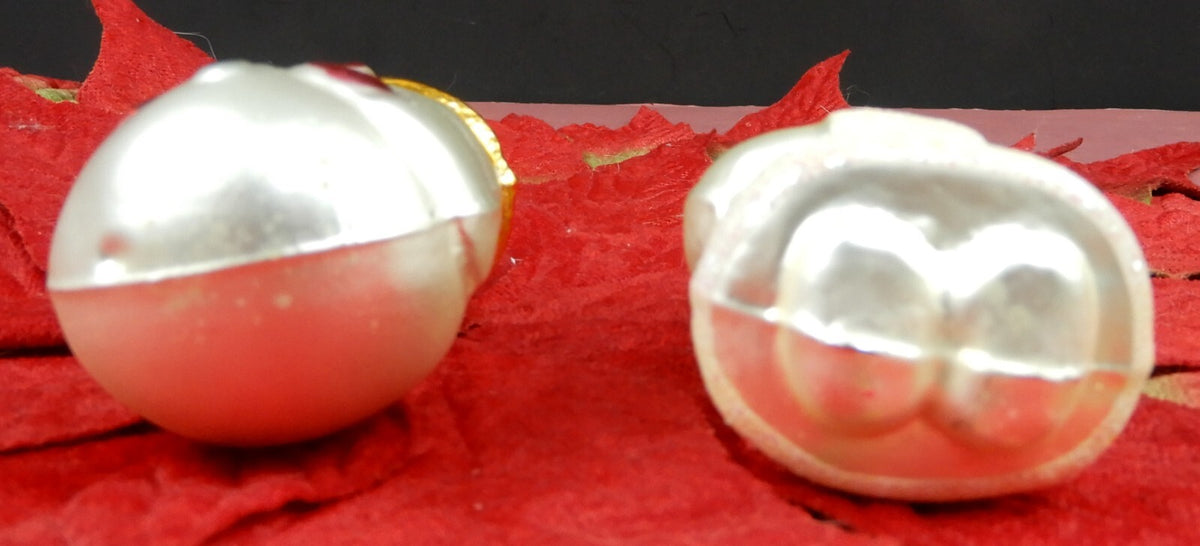 2 Vintage Czech and German Christmas Ornaments Glass Collectible Decoration