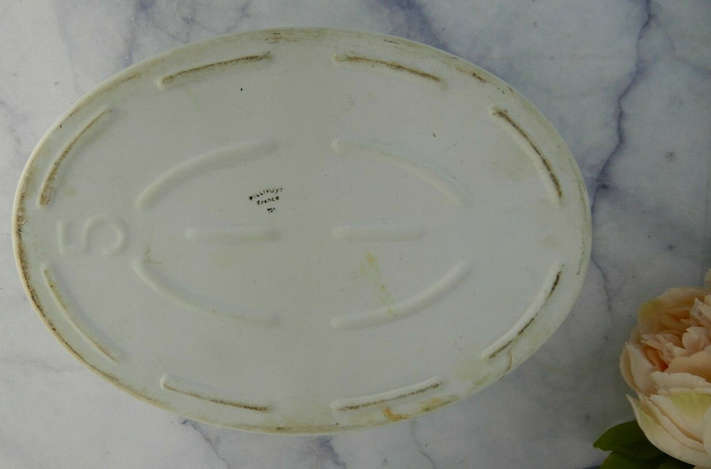 Vintage Pillivuyt Culinary White Oval Lidded Casserole Made In France