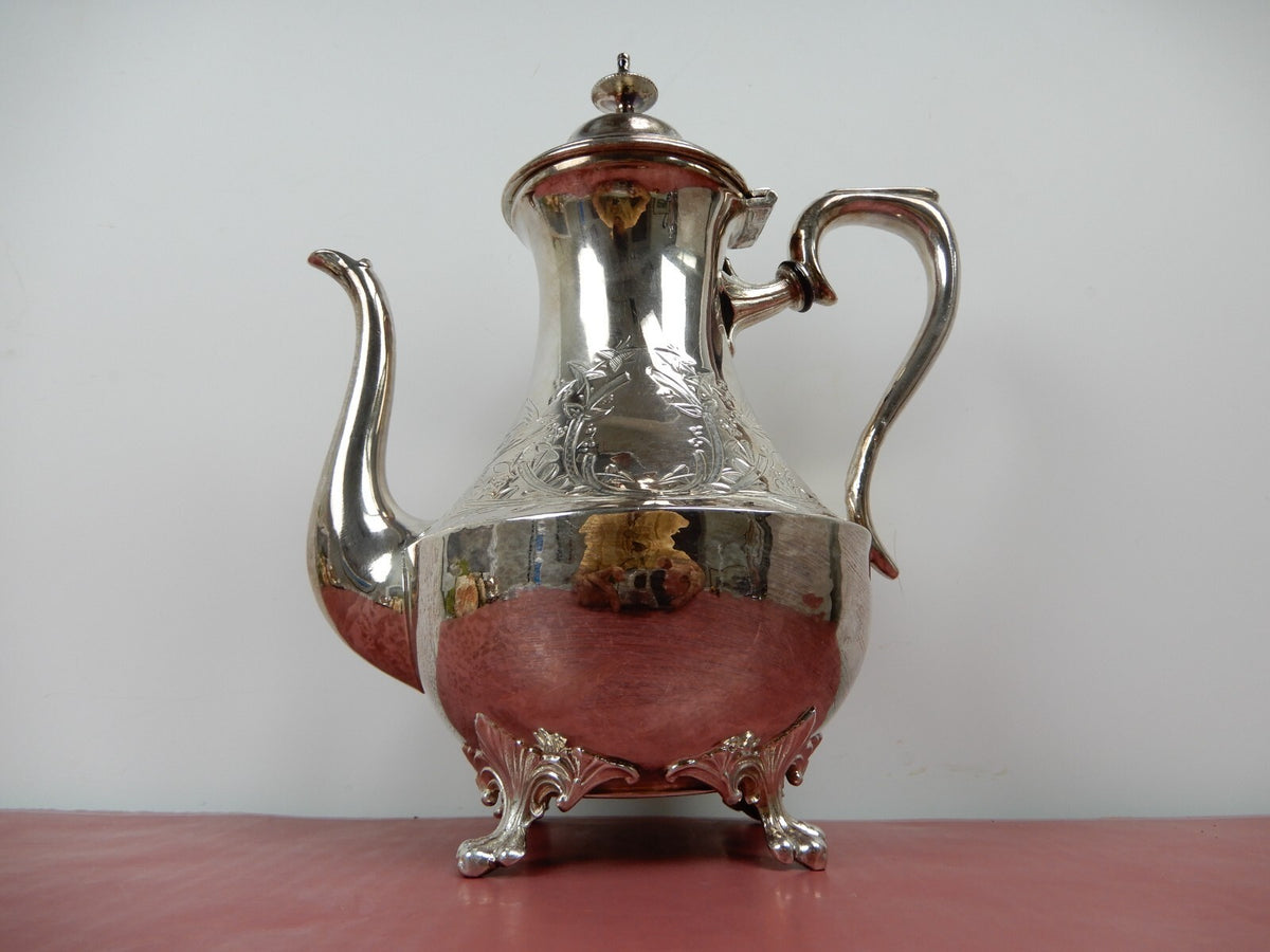 Vintage Atkinson Bros Series 9021 Model #2253 Silver-Plated Pitcher