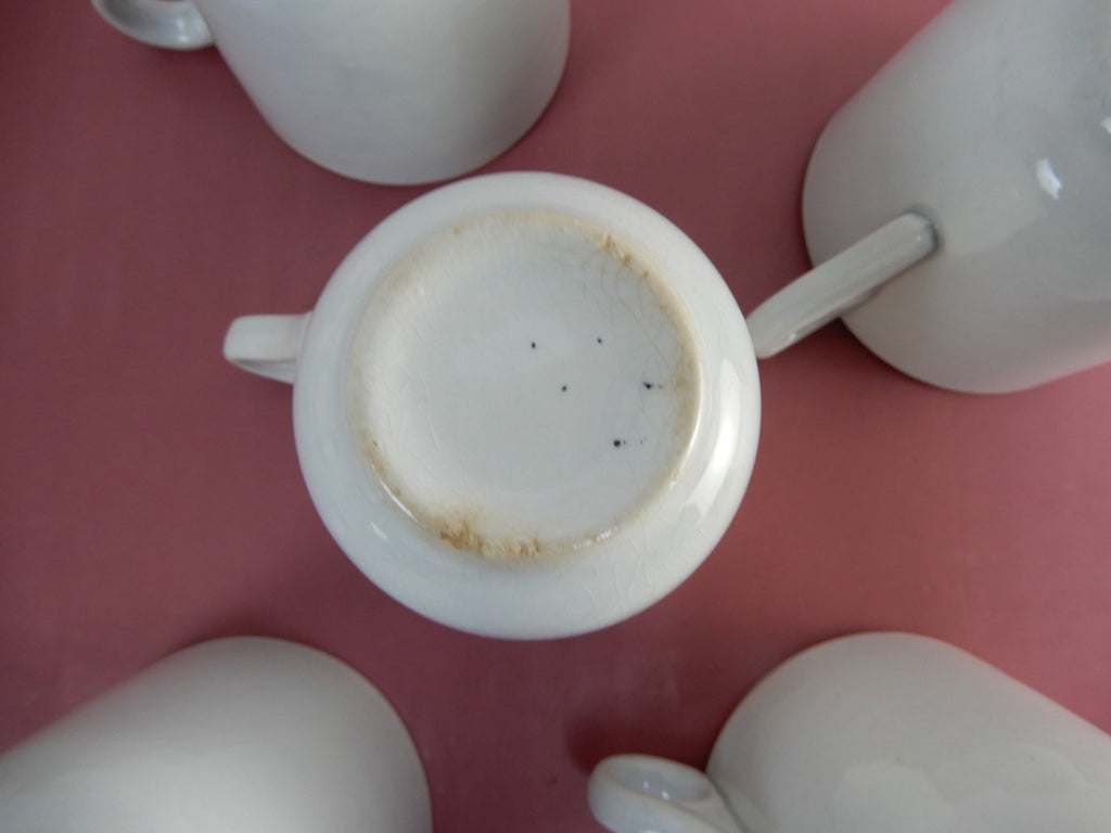 Antique J. & E. Mayer Set of 5 Cups,4 Saucers,5 Dessert Plates