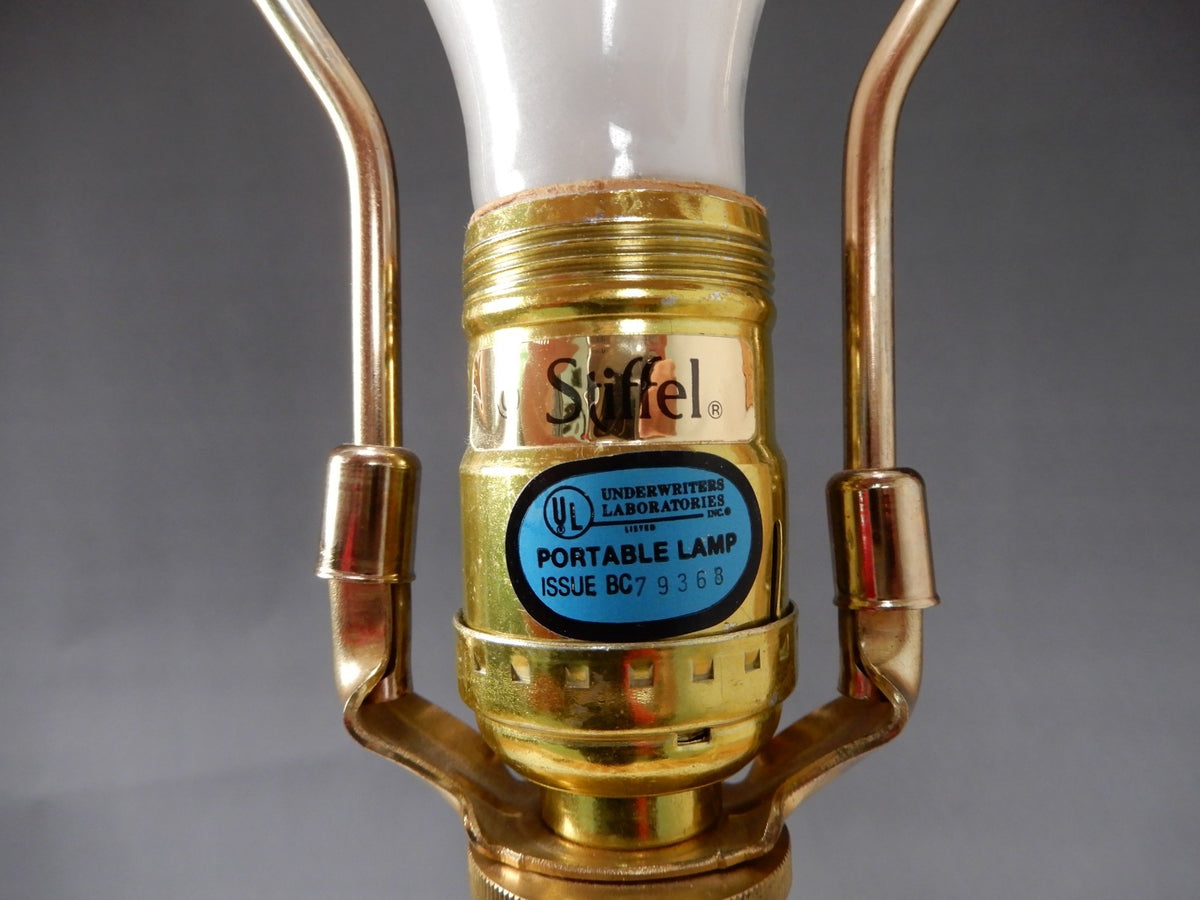 Vintage Stiffel Brass Candlestick Table Lamp 29-1/2" Tall