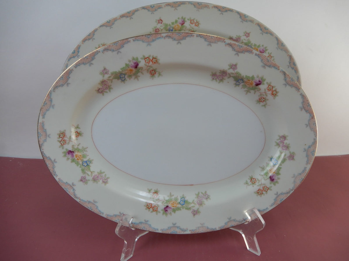 Vintage Set of 2 Platters,Sugar Bowl and Creamer "Mayfair China" Made in Japan
