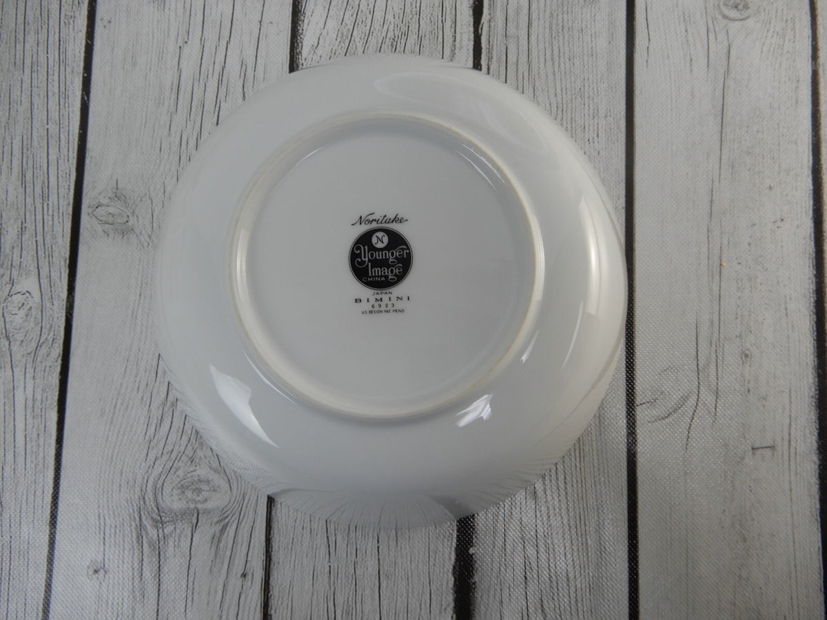 Noritake Younger Image "BIMINI" 6923 Pattern Chop Plate,Round Bowl