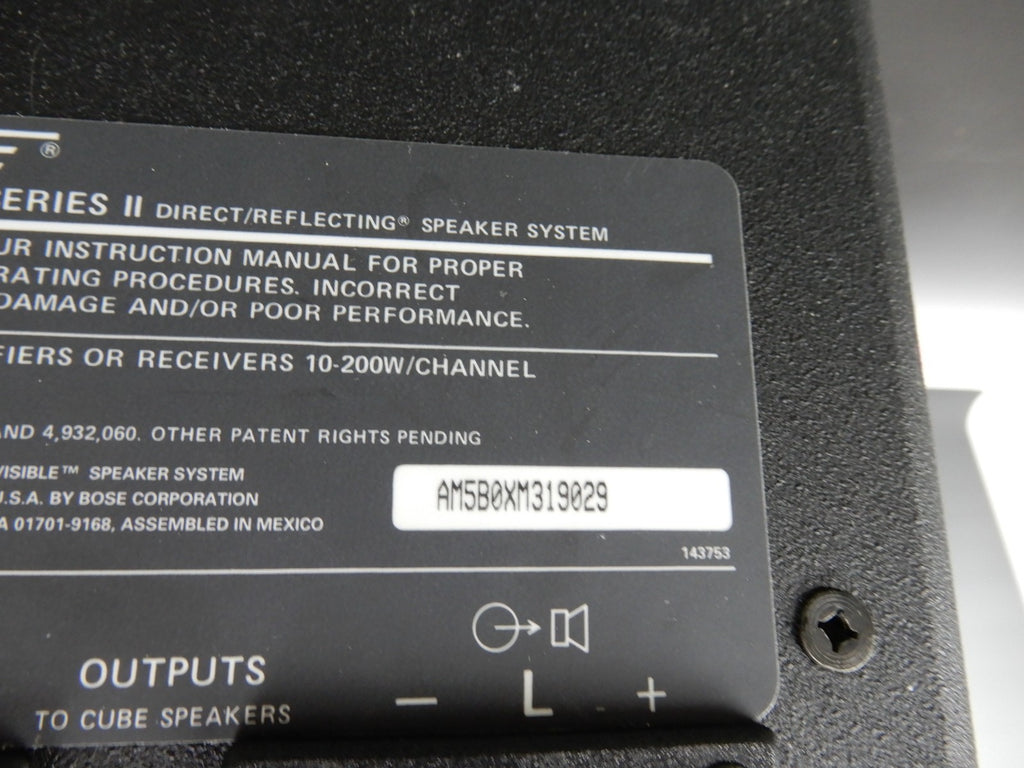 Bose Acoustimass 5 Series II Direct Reflecting Bass Module Speaker Subwoofer