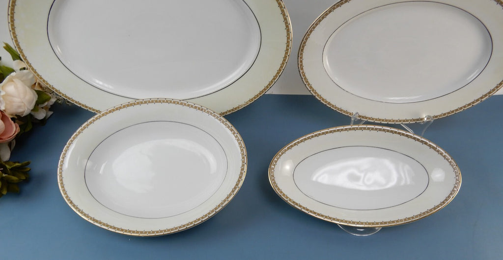 Set of 4 Hutschenreuther LHS Favorite Bavaria Serving Pieces