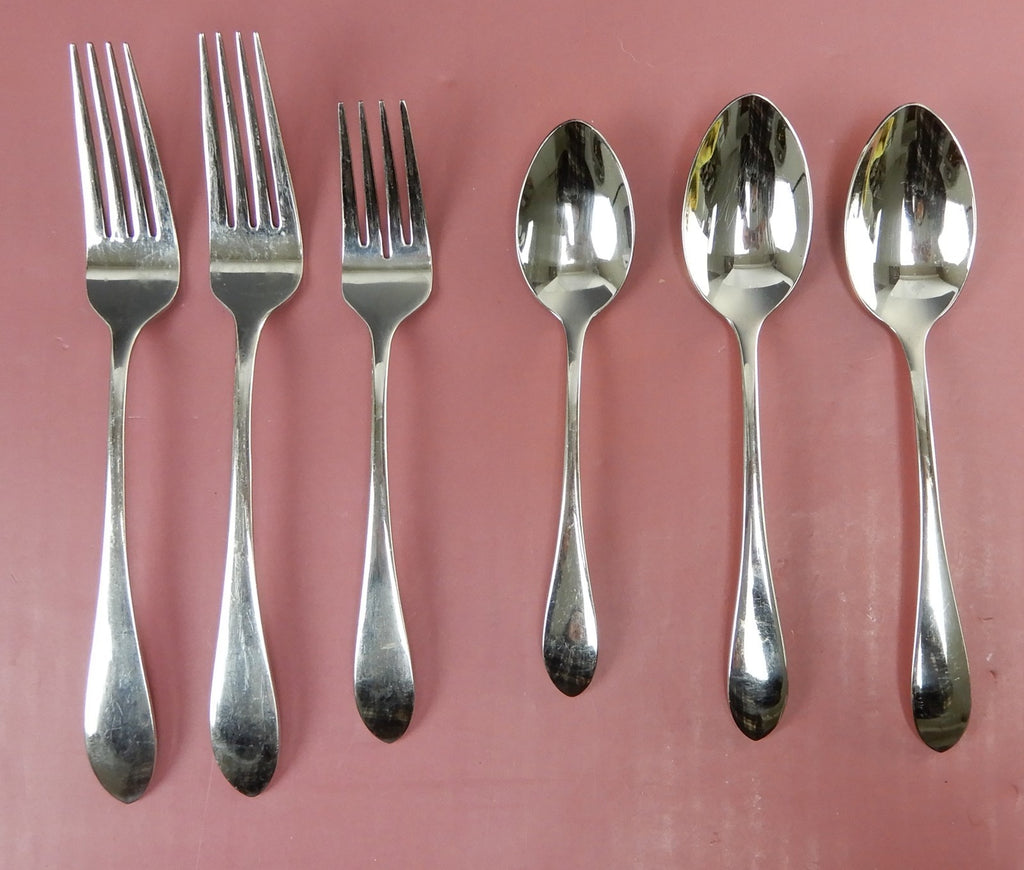 Gorham Meredith Stainless Flatware 18/8 SET of 6 Replacement Pieces